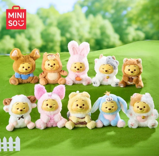 Authentic Miniso Winnie Plush stuff animals blind box