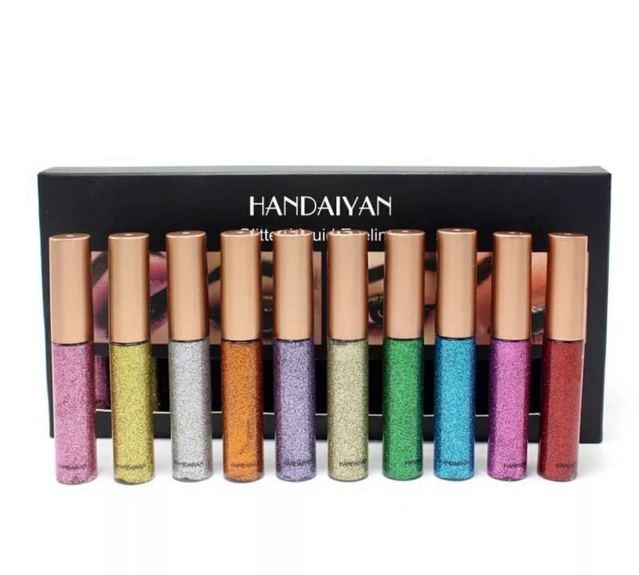Set of 10 Liquid Glitter Liners