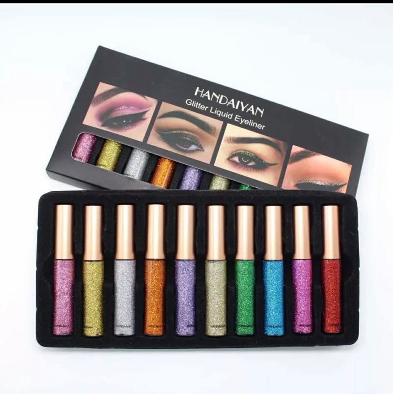 Set of 10 Liquid Glitter Liners