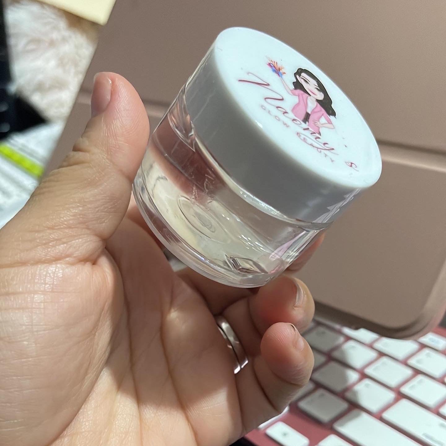 Peel off glitter glue