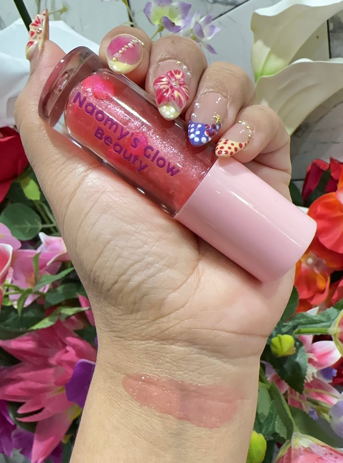 Strawberry lemonade lipgloss 🍋🍓