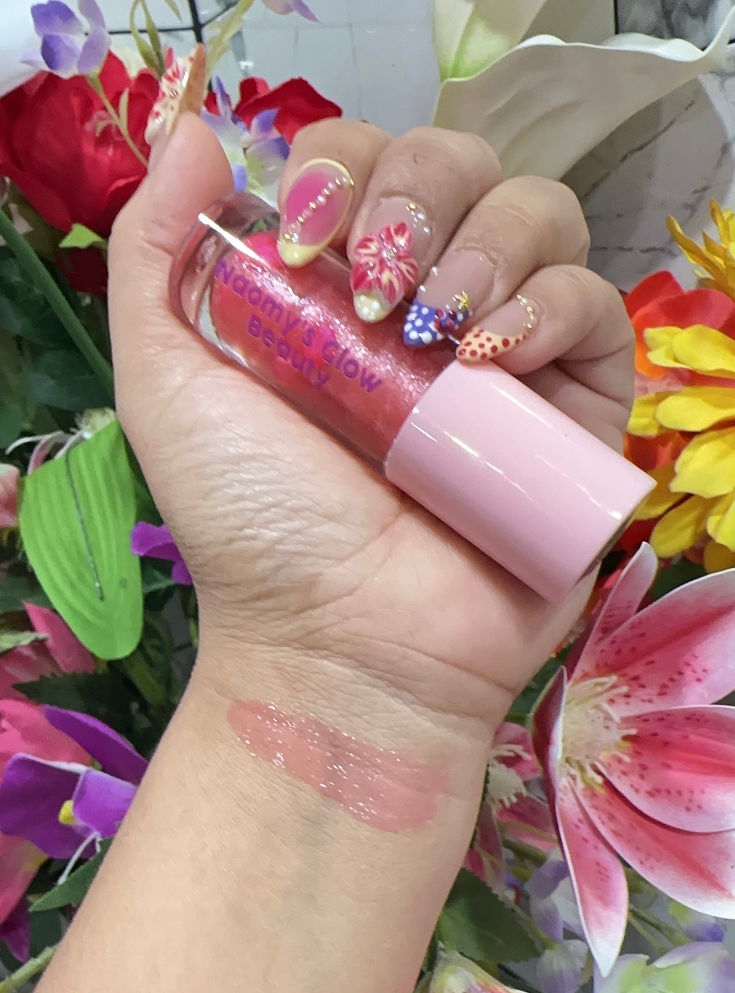 Strawberry lemonade lipgloss 🍋🍓