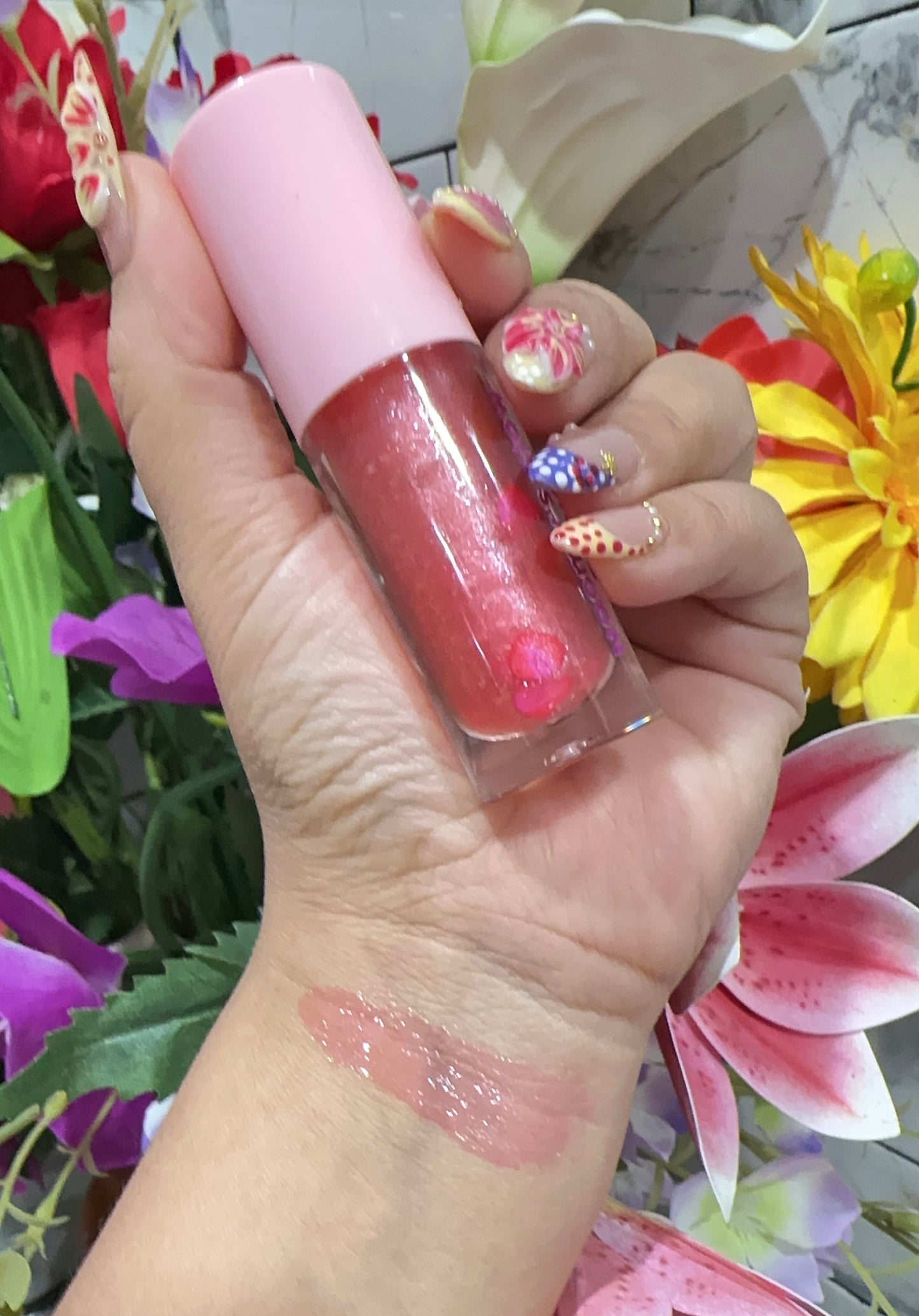Strawberry lemonade lipgloss 🍋🍓