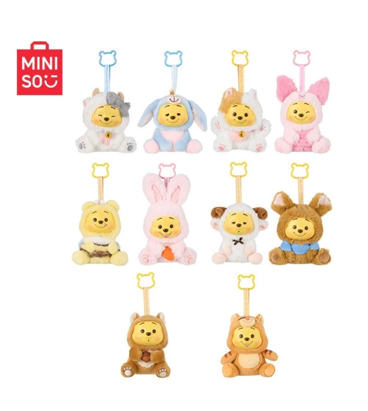 Authentic Miniso Winnie Plush stuff animals blind box