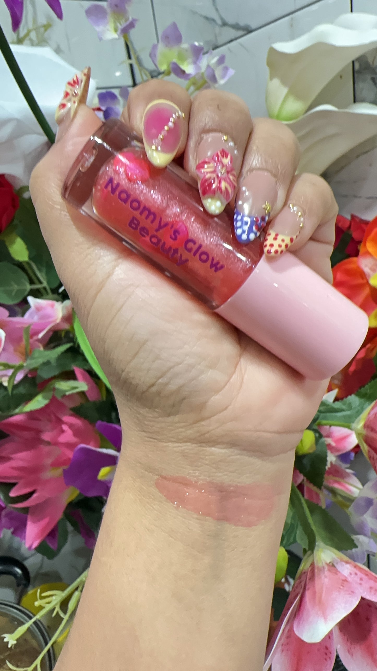 Strawberry lemonade lipgloss 🍋🍓