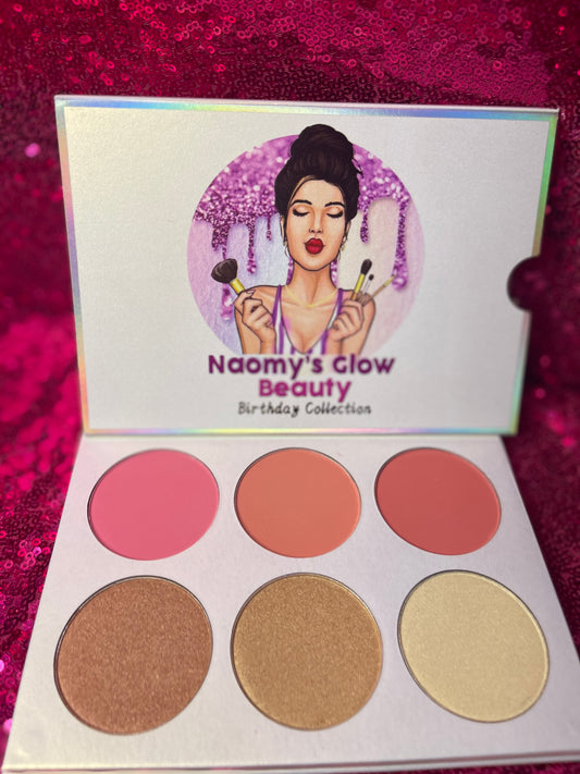 Birthday Collection Highlighter & Blush Palette