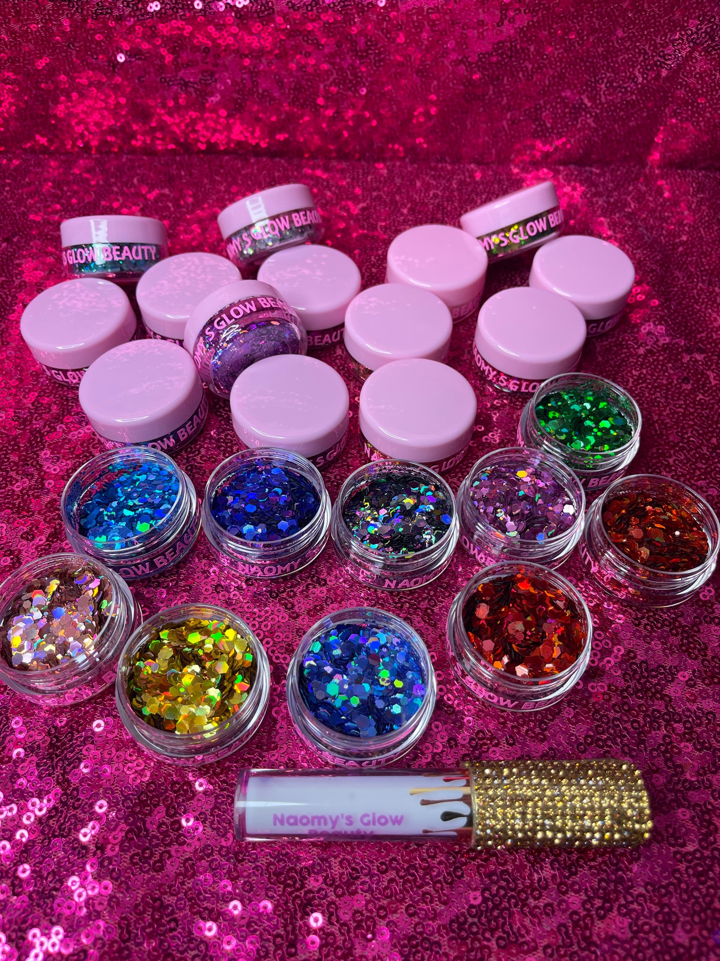 Set of 24 Colors Glitters